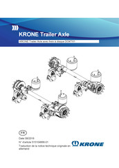 Krone Trailer Axle DOKTX1 Mode D'emploi