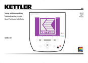 Kettler SATURA E EXT Manuel D'entraînement Et D'utilisation