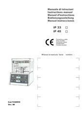 Moretti Forni iP 33 Manuel D'instructions