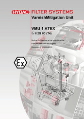 HYDAC FILTER SYSTEMS VMU 1 ATEX Notice D'utilisation Et De Maintenance