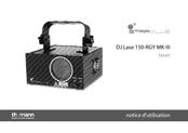 Stairville DJ Lase 150-RGY MK-III Notice D'utilisation