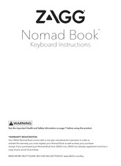 Zagg Nomad Book Instructions