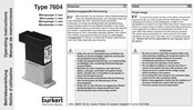 Burkert 7604 Notice D'utilisation
