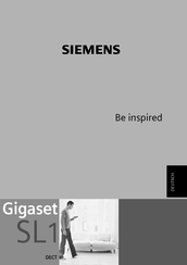 Siemens Gigaset SL1 Mode D'emploi