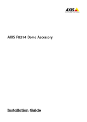 Axis F8214 Guide D'installation