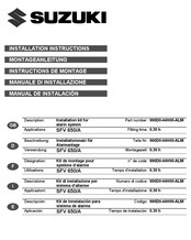 Suzuki 990D0-44H00-ALM Instructions De Montage