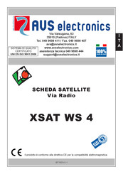 AVS Electronics XSAT WS 4 Mode D'emploi