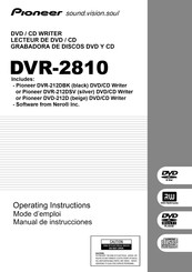 Pioneer DVR-2810 Mode D'emploi