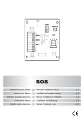 BFT SOS Manuel D'installation Et D'utilisation