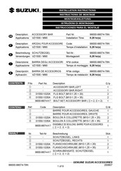 Suzuki 99000-99074-79N Instructions De Montage