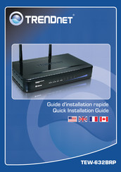 Trendnet TEW-632BRP Guide D'installation Rapide