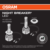 Osram H7-LED-MR Mode D'emploi