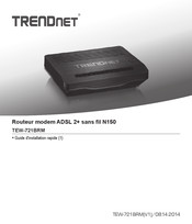 TRENDnet TEW-721BRM Guide D'installation Rapide