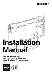 Geberit RS485 Instructions De Montage