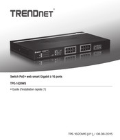 TRENDnet TPE-1620WS Guide D'installation Rapide