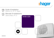 hager S430-22X Guide D'installation