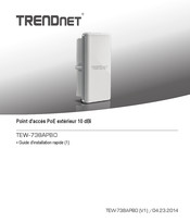 TRENDnet TEW-738APBO Guide D'installation Rapide