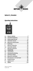 Mettler Toledo Optical O2 Simulator Manuel D'instruction