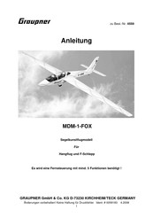 GRAUPNER MDM-1-FOX Instructions