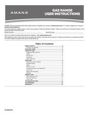 Amana AGR6603SFB Instructions D'utilisation