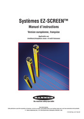 Banner EZ-SCREEN SGXLE2-584Q3 Manuel D'instructions