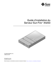 Sun Fire X4250 Guide D'installation