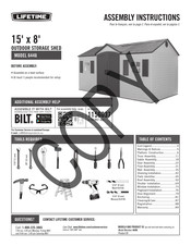 Lifetime 6446 Instructions D'assemblage