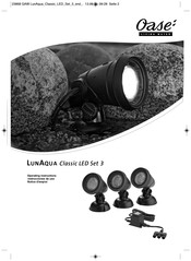 Oase LUNAQUA Classic LED Set 3 Notice D'emploi