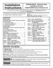 Monogram ZKBSN720NSS Instructions D'installation