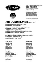 Carrier 42HQV025 Manuel D'installation