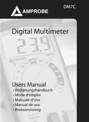 Amprobe DM7C Mode D'emploi