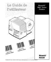 Monarch Paxar M9820 Guide De L'utilisateur