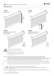 Mhz ROLLO R 03 Notice De Montage Et Mode D'emploi