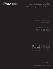 Pioneer KURO PDP-6020FD Mode D'emploi