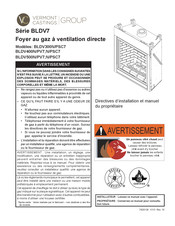 Vermont Castings BLDV400N/PSC7 Directives D'installation Et Manuel Du Propriétaire