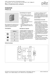 Pilz PNOZ s8 Fiche Technique