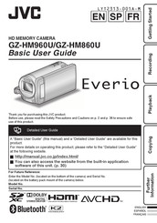 JVC Everio GZ-HM860U Guide De L'utilisateur