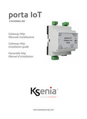 Ksenia porta IoT KSI4300002.300 Manuel D'installation