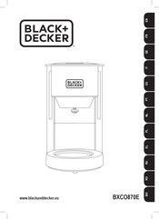 Black & Decker BXCO870E Notice D'instructions