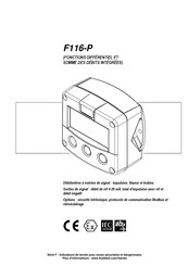 Fluidwell F116-P Mode D'emploi