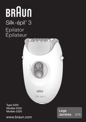 Braun Silk-epil 3 Legs Jambes 3170 Mode D'emploi