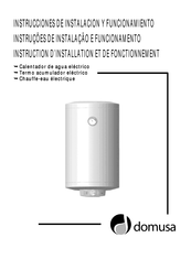 DOMUSA HIDRO 100 V Instructions D'installation Et De Fonctionnement