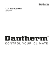 Dantherm CDT 30S MKIII Mode D'emploi