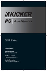 Kicker PS694 Manuel Du Propriétaire