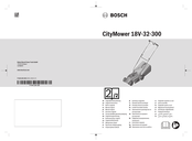 Bosch CityMower 18V-32-300 Notice Originale