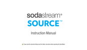 Sodastream SOURCE Manuel D'instructions