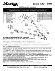 Master Lock 2939AT Instructions D'installation