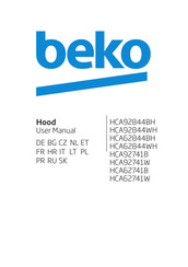 Beko HCA92844BH Manuel D'utilisation
