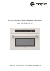 Caple CM209SS Manuel D'instructions