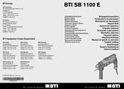 BTI SB 1100 E Notice Originale